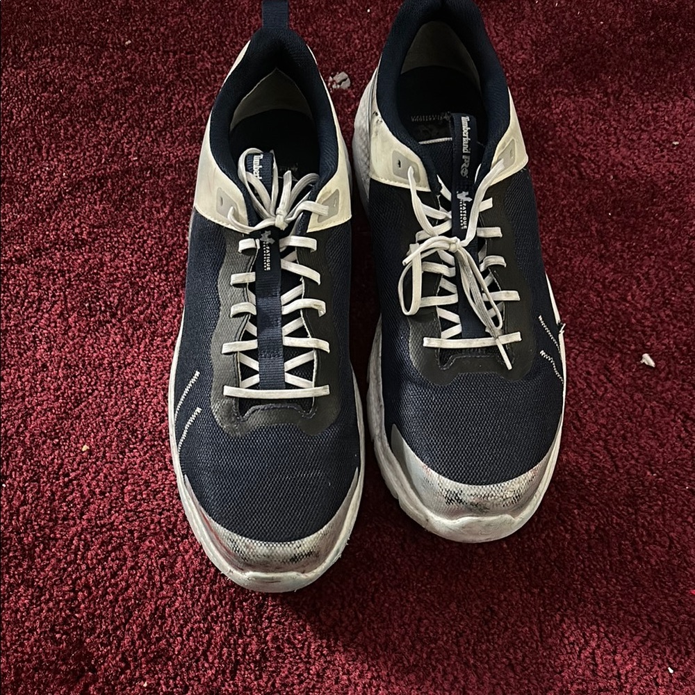 Navy and White Casual Sneakers